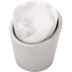 1-1/4 Inch Diameter Firenze Knob, Polished Nickel