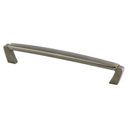 Berenson Vested Interest 6-5/16 Inch Center to Center Vintage Nickel Cabinet Pull, Traditional Style Zinc Material for Home and Business