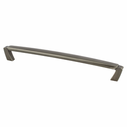 Berenson Vested Interest Traditional Vintage Nickel Pull, 9-3/4 Inches Length, Zinc Material, Perfect for Cabinets and Drawers