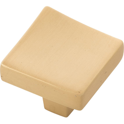 1-1/4 Inch Diameter Flex Knob, Brushed Golden Brass