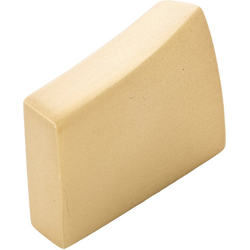 1-7/16 Inch x 9/16 Inch Flex Knob, Brushed Golden Brass