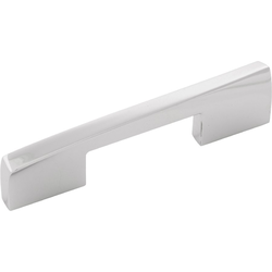 5-1/4 Inch Wide and 3 Inch Center to Center Flex Pull, Chrome
