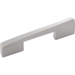 5-1/4 Inch Wide and 3 Inch Center to Center Flex Pull, Satin Nickel