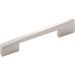 6-9/16 Inch Wide and 5-1/16 Inch Center to Center Flex Pull, Satin Nickel