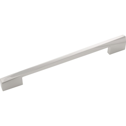 10-5/16 Inch Wide and 8-13/16 Inch Center to Center Flex Pull, Polished Nickel