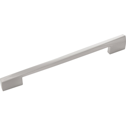 10-5/16 Inch Wide and 8-13/16 Inch Center to Center Flex Pull, Satin Nickel