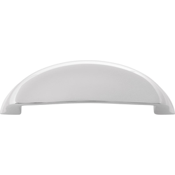 4-9/16 Inch Wide and 3-3/4 Inch Center to Center Fuller Pull, Chrome