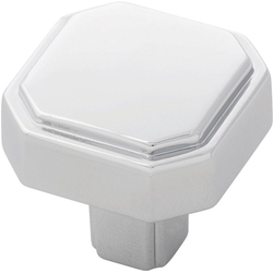 1-5/16 Inch Square Monroe Knob, Chrome