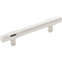 5-7/8 Inch Wide and 3-3/4 Inch Center to Center Monroe Pull, Polished Nickel