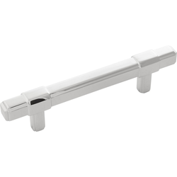 5-7/8 Inch Wide and 3-3/4 Inch Center to Center Monroe Pull, Chrome