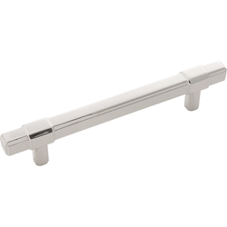 7-1/8 Inch Wide and 5-1/16 Inch Center to Center Monroe Pull, Polished Nickel