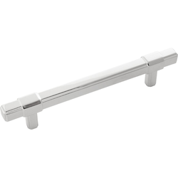 7-1/8 Inch Wide and 5-1/16 Inch Center to Center Monroe Pull, Chrome