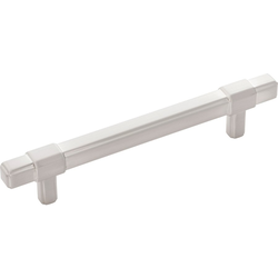 7-1/8 Inch Wide and 5-1/16 Inch Center to Center Monroe Pull, Satin Nickel