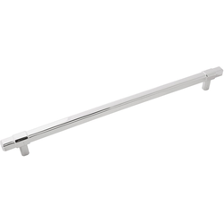 14-1/8 Inch Wide and 12 Inch Center to Center Monroe Pull, Chrome