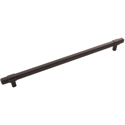 14-1/8 Inch Wide and 12 Inch Center to Center Monroe Pull, Vintage Bronze