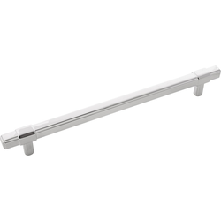 10-15/16 Inch Wide and 8-13/16 Inch Center to Center Monroe Pull, Chrome