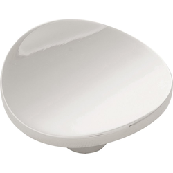 1-3/4 Inch Diameter Vale Knob, Polished Nickel