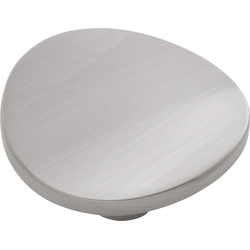 1-3/4 Inch Diameter Vale Knob, Satin Nickel