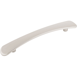 7-1/4 Inch Wide and 5-1/16 Inch Center to Center Vale Pull, Polished Nickel
