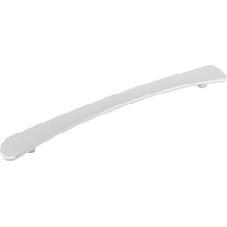 9-13/16 Inch Wide and 7-9/16 Inch Center to Center Vale Pull, Chrome