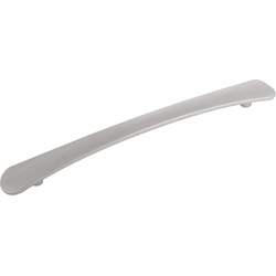 9-13/16 Inch Wide and 7-9/16 Inch Center to Center Vale Pull, Satin Nickel