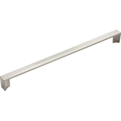 18-1/2 Inch Wide and 18 Inch Center to Center Avenue Pull, Satin Nickel