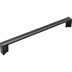 18-1/2 Inch Wide and 18 Inch Center to Center Avenue Pull, Matte Black