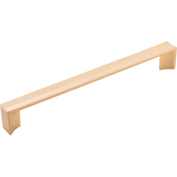 12-1/2 Inch Wide and 12 Inch Center to Center Avenue Pull, Brushed Golden Brass