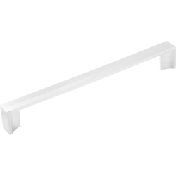 12-1/2 Inch Wide and 12 Inch Center to Center Avenue Pull, Polished Nickel
