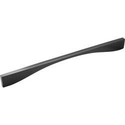 18-5/8 Inch Wide and 18 Inch Center to Center Channel Pull, Matte Black