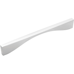 12-5/8 Inch Wide and 12 Inch Center to Center Channel Pull, Chrome