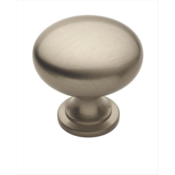 Allison Value Hardware 1-1/4 Inch Diameter Satin Nickel Cabinet Knob
