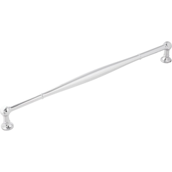 19-1/8 Inch Wide and 18 Inch Center to Center Fuller Pull, Chrome