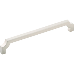 6-11/16 Inch Wide and 6-5/16 Inch Center to Center Monarch Pull, Satin Nickel