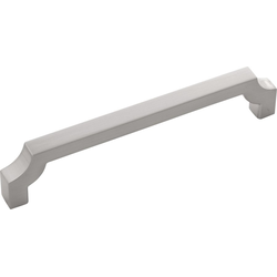 5-7/16 Inch Wide and 5-1/16 Inch Center to Center Monarch Pull, Satin Nickel