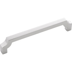 5-7/16 Inch Wide and 5-1/16 Inch Center to Center Monarch Pull, Chrome