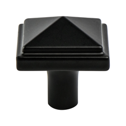 Berenson Rhapsody Artisan-Inspired 1-3/16 Inch Diameter Satin Black Cabinet Knob, Perfect for Craftsman Homes and Distressed Cabinets