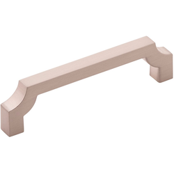 4-3/16 Inch Wide and 3-3/4 Inch Center to Center Monarch Pull, Satin Nickel
