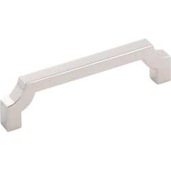 4-3/16 Inch Wide and 3-3/4 Inch Center to Center Monarch Pull, Polished Nickel