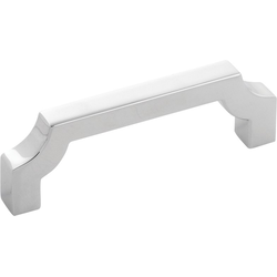 3-3/8 Inch Wide and 3 Inch Center to Center Monarch Pull, Chrome