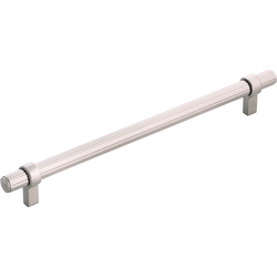 10-13/16 Inch Wide and 8-13/16 Inch Center to Center Sinclaire Pull, Satin Nickel