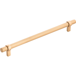 10-13/16 Inch Wide and 8-13/16 Inch Center to Center Sinclaire Pull, Brushed Golden Brass