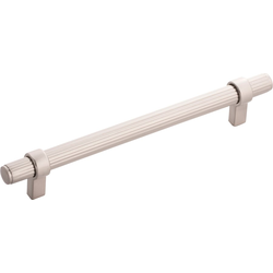8-1/4 Inch Wide and 6-5/16 Inch Center to Center Sinclaire Pull, Satin Nickel