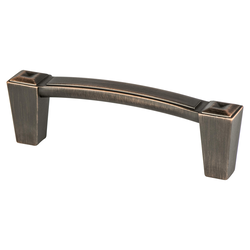 Berenson Connections 3 Inch Center to Center Verona Bronze Cabinet Pull, Classic Comfort Collection