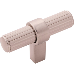 2-3/8 Inch x 3/4 Inch Sinclaire Knob, Satin Nickel