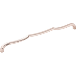 18-3/4 Inch Wide and 18 Inch Center to Center Trellis Pull, Polished Nickel