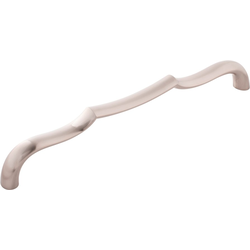 12-3/4 Inch Wide and 12 Inch Center to Center Trellis Pull, Satin Nickel