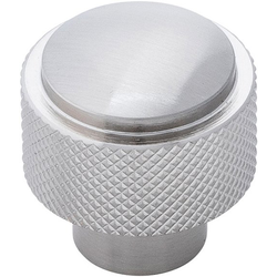 1-3/16 Inch Diameter Verge Knob, Stainless Steel