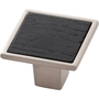 Satin Nickel With Black Wood