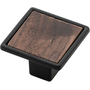 Matte Black With Walnut